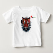 Roar Power" Baby Tiger T-shirt (Voorkant)
