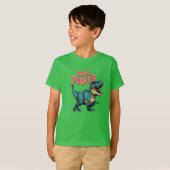Roar Power T-Rex Dinosaur Kids T-Shirt,Fun Graphic T-shirt (Voorkant volledig)