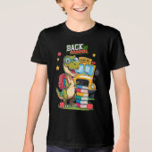 Roar-Ready voor school – Dino Edition Tri-Blend Shirt (Voorkant)