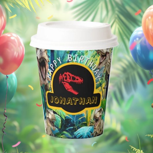 ROAR-some Birthday Bash Paper Cups Papieren Bekers