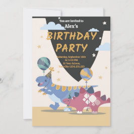 Roar-some Dino Party uitnodigingen: Fun & Easy Scr Kaart