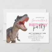 ROAR-some Dinosaur Girl Verjaardagsviering! Aankondiging (Voorkant)