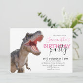 ROAR-some Dinosaur Girl Verjaardagsviering! Aankondiging (Staand voorkant)