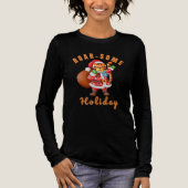 Roar‑some Holiday Tiger Santa christmas Tri-Blend Shirt (Voorkant)