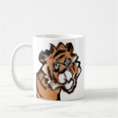 Roar-somely Cute Tiger Mug Koffiemok (Links)