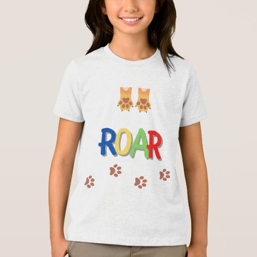 Roar Tri-Blend Shirt (Voorkant)