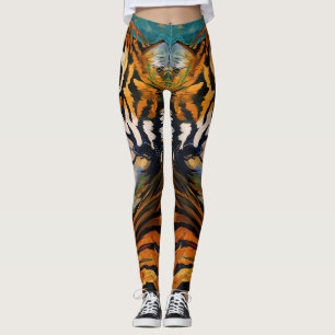 Roar van het Wilde Hart – Kleurrijke Tijgertjes Leggings