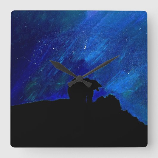 Roar! Vierkante Klok (Voorkant)