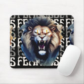 Roar zonder Vrees – Dappere Leeuw Muismat (Met muis)