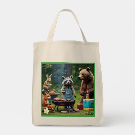 Roarin' Good Time BBQ Tote Bag (Achterkant)