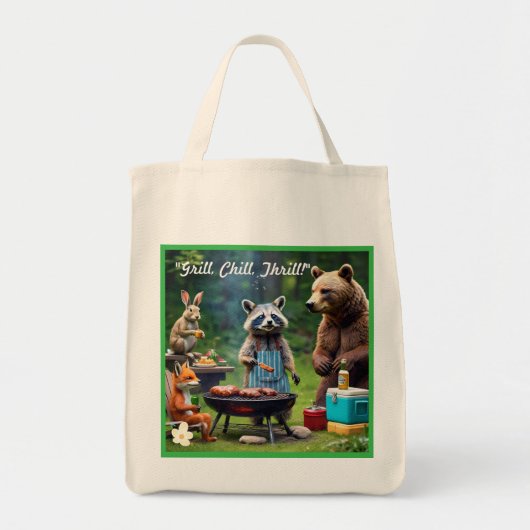Roarin' Good Time BBQ Tote Bag (Voorkant)