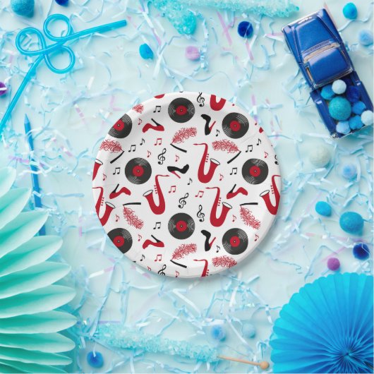 Roaring 1920s Art Deco Paper Plate Papieren Bordje (Feest)