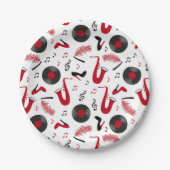 Roaring 1920s Art Deco Paper Plate  Papieren Bordje (Voorkant)