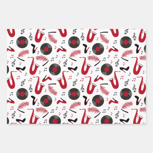 Roaring 1920s Art Deco Wrapping Paper (Voorkant)