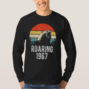 Roaring 1967  Retro Sunset Beer Animal 55th T-shirt