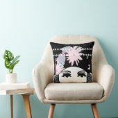 Roaring 20-portret, Flapper Girl Kussen (Stoel)