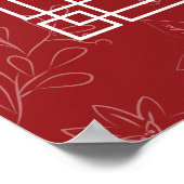 Roaring 20s 1920s Vakantie Poster (Hoek)