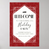 Roaring 20s 1920s Vakantie Poster (Voorkant)