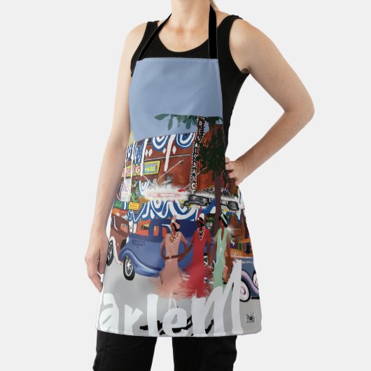 Roaring 20's All-Over Print Schort (Insitu)