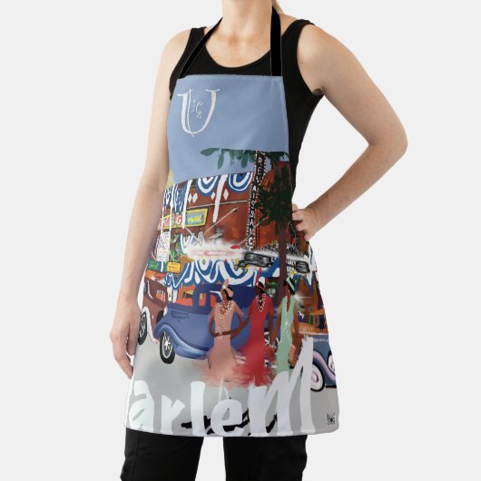 Roaring 20's All-Over Print Schort (Insitu)