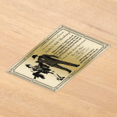 Roaring 20s art deco flapper girl en gangster acryl uitnodigingen (Laagn)