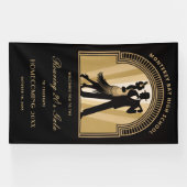 Roaring 20s Art Deco Prom Homecoming School Gala Spandoek (Horizontaal)