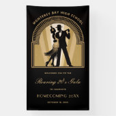 Roaring 20s Art Deco Prom Homecoming School Gala Spandoek (Verticaal)