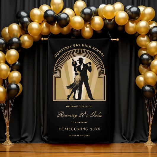 Roaring 20s Art Deco Prom Homecoming School Gala Spandoek
