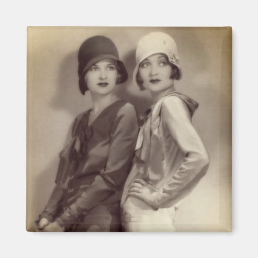Roaring 20's Besties Flapper Magnet (Voorkant)