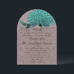 Roaring 20s Damask Turquoise Love Bird Peacock Kaart<br><div class="desc">Roaring 20s Gatsby Damask Turquoise Love Bird Peacock Peacock Wedding Invitations  Art Nouveau Peacock Bird Parade Wedding - bekijk meer  Bird Products  Paisley Peacock Colors of Fuchsia and Limoen Paisley Wedding Invitation - Paisley Peacock Colors Wedding Invitations,  RSVP,  Save the Date and Direction of Reception Kaarten. RSVP- en plaatskaarten</div>
