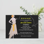 Roaring 20's - Flapper Party Uitnodigingen (Staand voorkant)