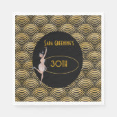 Roaring 20's Flapper Twenties Great Gatsby 1920 Servet (Voorkant)
