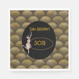 Roaring 20's Flapper Twenties Great Gatsby 1920 Servet