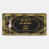 Roaring 20's Flapper Twenties Great Gatsby 1920 Spandoek (Horizontaal)