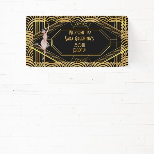 Roaring 20's Flapper Twenties Great Gatsby 1920 Spandoek (Insitu)