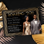 Roaring 20s Gatsby 1920s Afro-Amerikaans Kaart