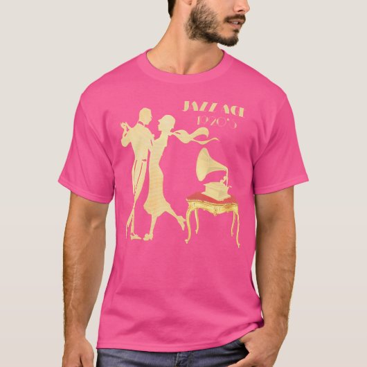 Roaring 20s Jazz Age T-shirt (Voorkant)