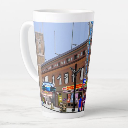 Roaring 20's latte mok (Linkerhoek)