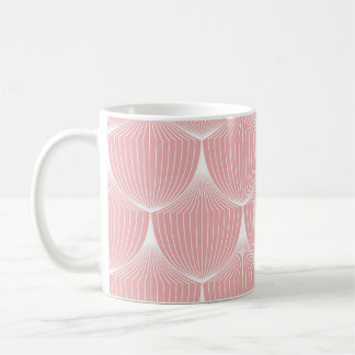 Roaring '20s Lineaire Schalen: Elegant Patroon Koffiemok