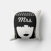  Roaring 20's mevrouw Flapper Girl Kussen (Achterkant)