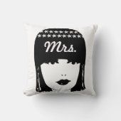  Roaring 20's mevrouw Flapper Girl Kussen (Voorkant)