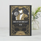 Roaring 20's Murder Mystery diner Kaart (Staand voorkant)