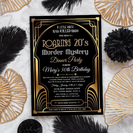 Roaring 20s Murder Mystery (Folie ook beschikbaar) Kaart