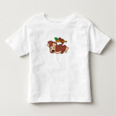 Roaring aap kinder shirts (Voorkant)