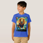 "Roaring Adventures Await!" T-shirt (Voorkant volledig)