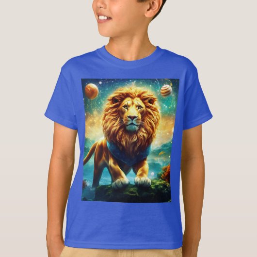 "Roaring Adventures Await!" T-shirt (Voorkant)