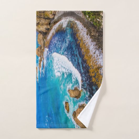 Roaring bay bij schuifpunt bad handdoek (Handdoek)