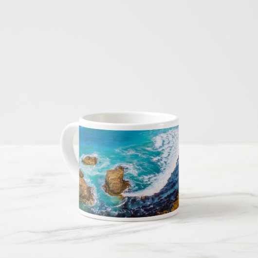 Roaring bay bij schuifpunt espresso kop (Links)