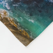 Roaring bay bij schuifpunt fleece deken (Hoek)