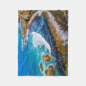 Roaring bay bij schuifpunt fleece deken (Voorkant)